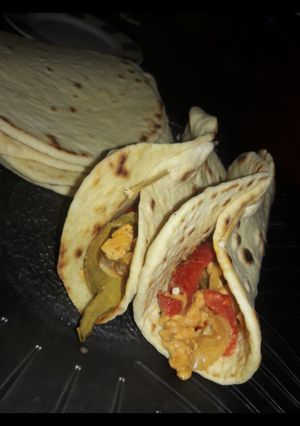 Una foto de Tacos de pollo