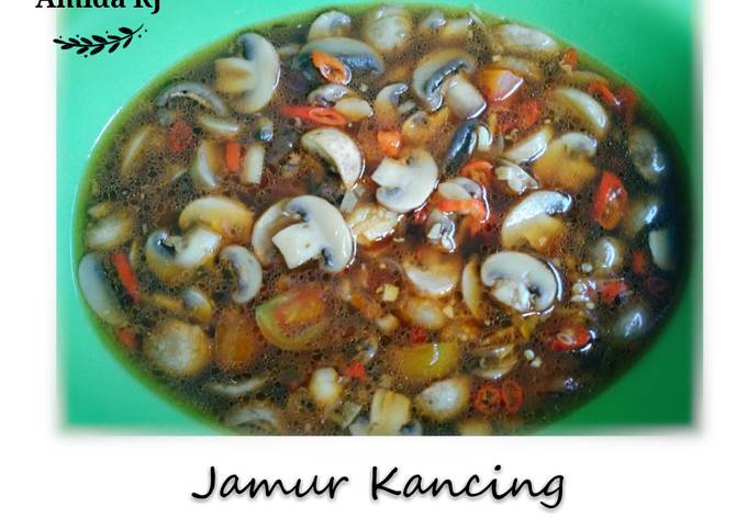 Mudah Banget Membuat Resep Jamur Kancing Pedas Manis (Berkuah)