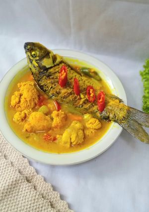 Foto resep Telur ikan Mas bumbu kuning