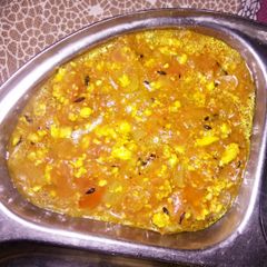 A picture of Dahi ki sabzi.
