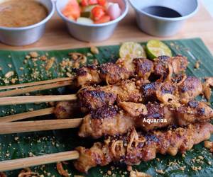 Resep mudah Sate Ayam Bumbu Pecel Gurih Mantul