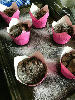 Foto resep Healthy Double Chocolate Muffin