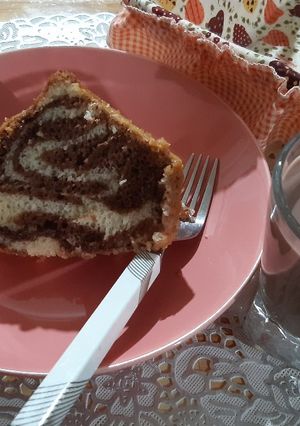 عکسی از دستور کیک زبرا