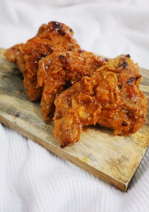 Foto resep Korean Honey Spicy Chicken Wings
