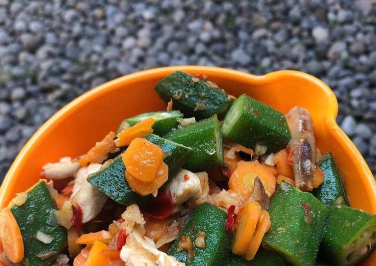 Cara Membuat Tumis Okra Sambal Teri yang Enak