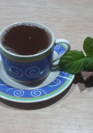 Una foto de Te de menta y chocolate