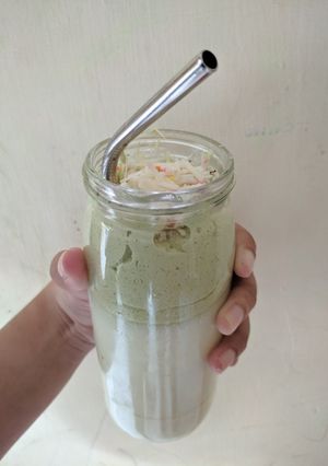 Foto resep Dalgona matcha 🥰
