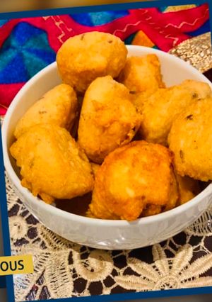 A picture of Urad daal ki pakodi.