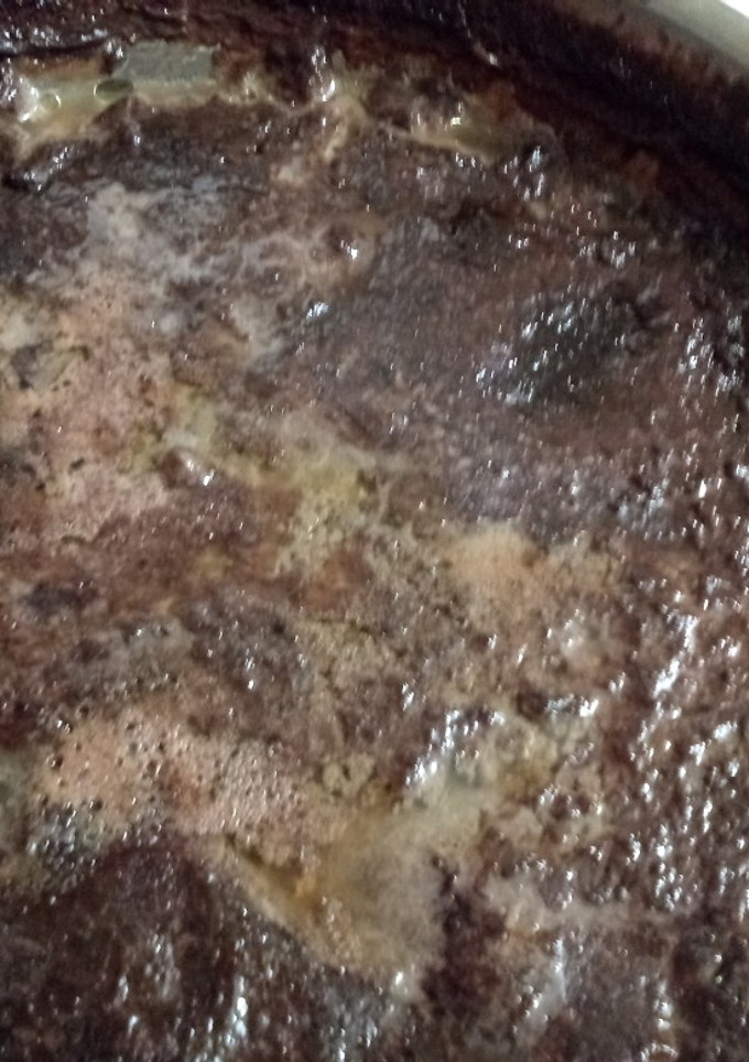 Una foto de Flan de chocolate y café casero