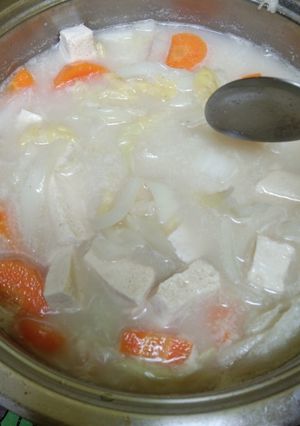 Foto resep Sup sawi putih