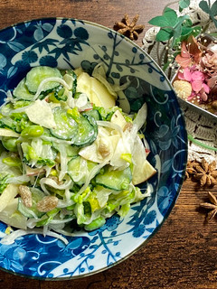A picture of New Onion and Cucumber Salad.