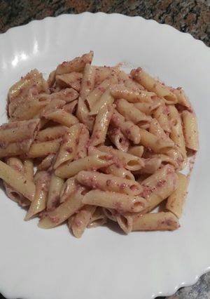 Una foto de Macarrones con paté