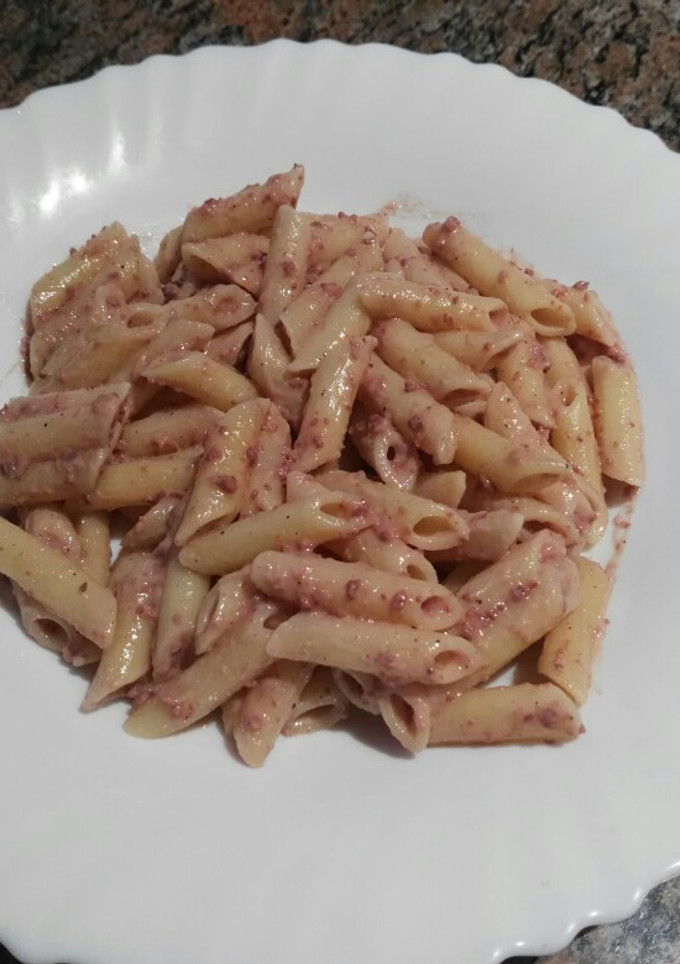 Una foto de Macarrones con paté