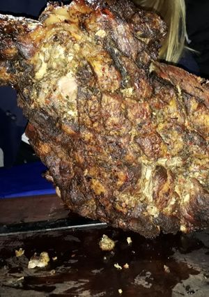 Una foto de Pernil