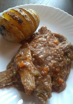 Una foto de Fricandó de ternera y setas