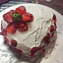 A picture of Strawberry cake.