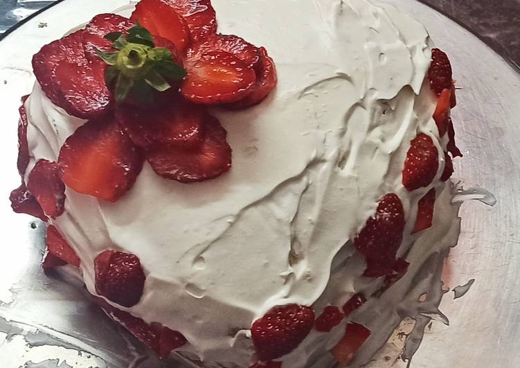 Recipe of Delicious Strawberry cake