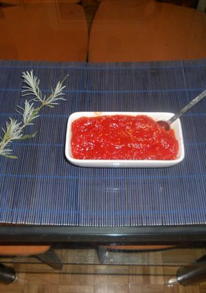 Una foto de Tomate confitado