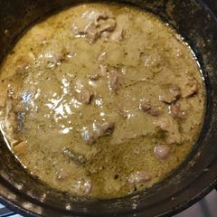 A picture of Mutton korma.