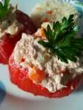 Jitomates rellenos
