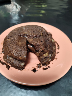 Una foto de Volcán de chocolate light