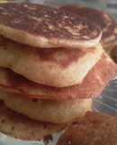 Pancakes🥞 salados de harina de maíz🌽 con queso de leche de arroz🧀!!!