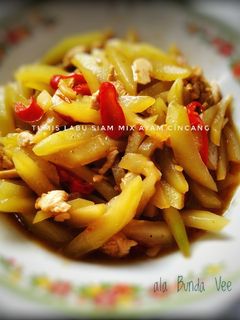 Foto resep Tumis labu siam Mix Ayam