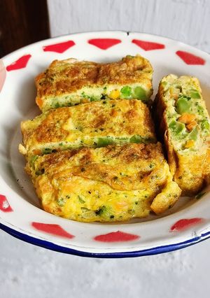 Foto resep Telur Dadar Brokoli Wortel