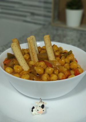 Una foto de Guiso de garbanzos a la cerveza 🍻👌
