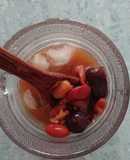 Chè đậu đỏ, hạt sen, táo đỏ, long nhãn và bột sắn dây MÁT BỔ