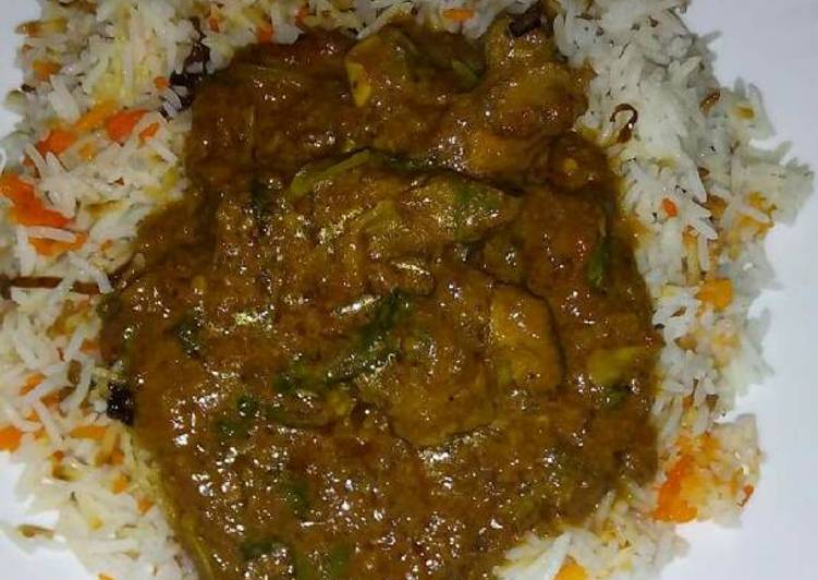 Rice &amp;chicken curry