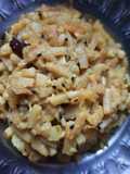 থোড় পেঁপে ঘন্ট(thor pepe ghonto recipe in Bengali)