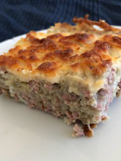 Una foto de Pastel de carne con verduras