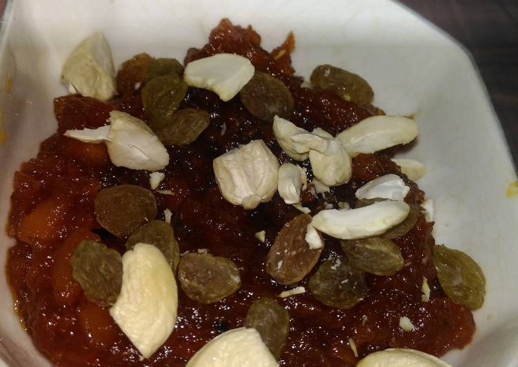 Papaya halwa