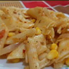 A picture of Sweet corn pasta.