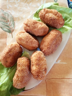 Una foto de Croquetas de papa con pescado