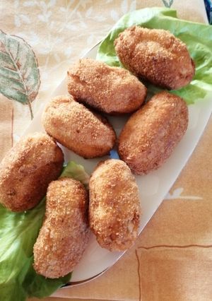 Una foto de Croquetas de papa con pescado