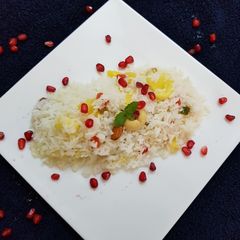 A picture of Pineapple pulao.