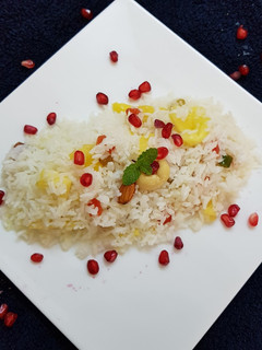 A picture of Pineapple pulao.