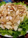 Salad ức gà, bơ lạc
