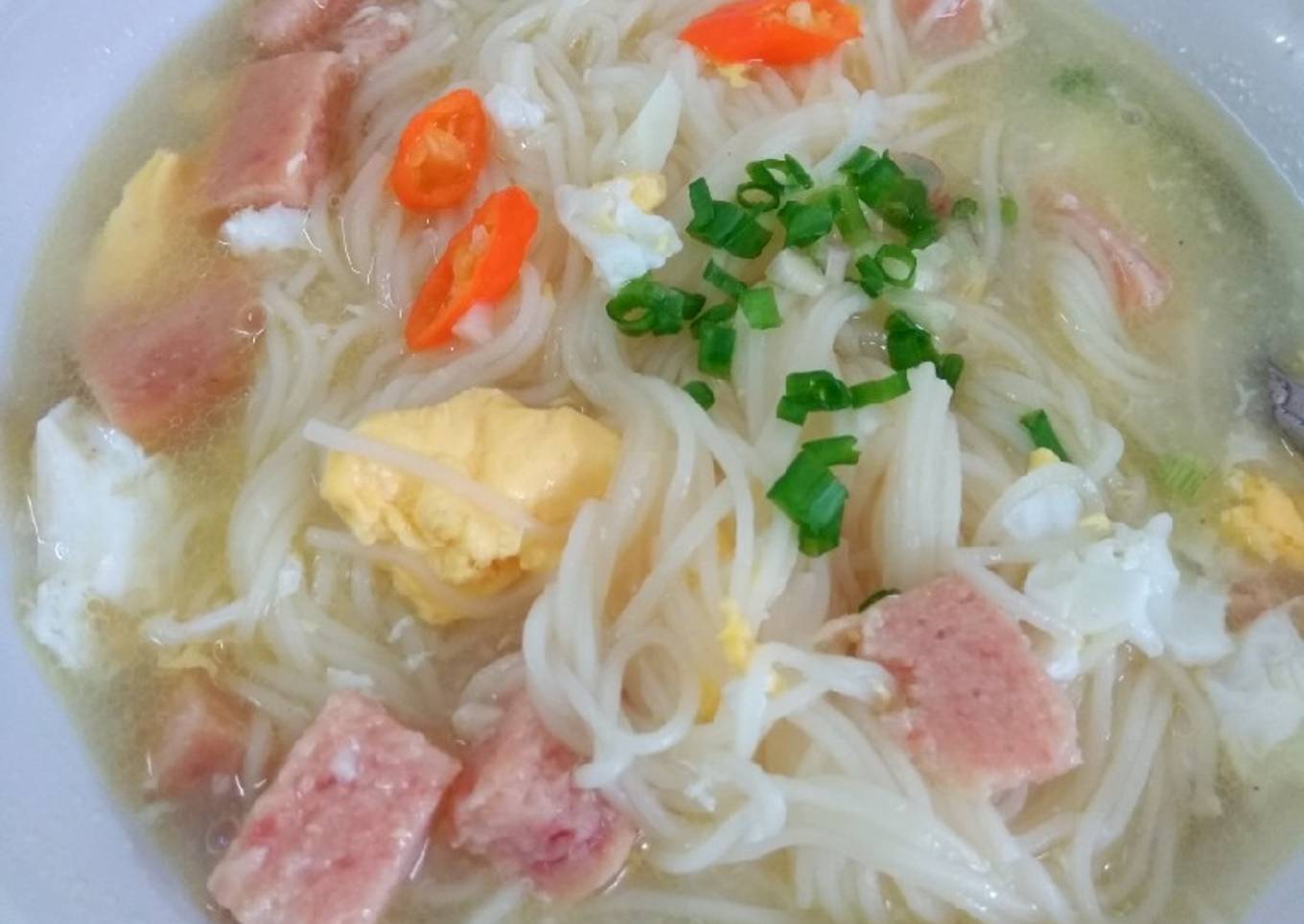 Misoa kuah telor & maling babi