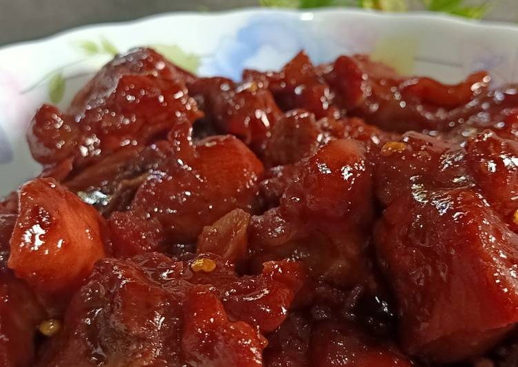 Recipe of Favorite CARAMELIZED CHICKEN (WITH JAGGERY)
