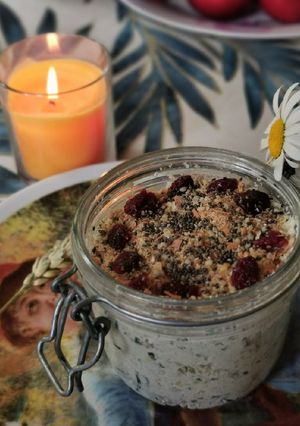 Une photo de Fromage végétal à l'ail et à la ciboulette.. 💚Vegan💚