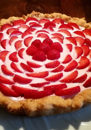 Foto di Crostata fresca senza burro e senza uova