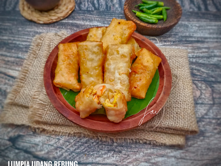 Anti Ribet, Memasak Lumpia Udang Rebung Praktis