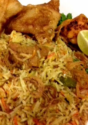 A picture of Tikka Biryani.