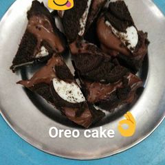 A picture of Oreo cake no bake.