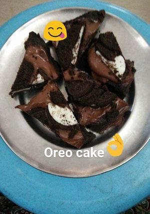 A picture of Oreo cake no bake.
