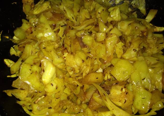 Step-by-Step Guide to Prepare Any-night-of-the-week Punjabi Cabbage Masala