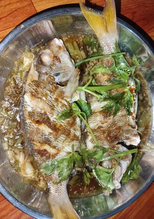 Foto resep Ikan Kakap Merah Masak Steam